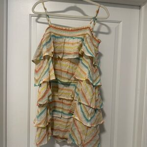 Lovers + Friends Pastel Ruffle Dress